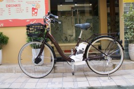 Xe đạp điện Nhật Sanyo Enersys chạy tay ga