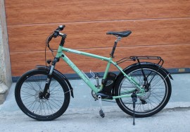 Xe đạp điện Nhật thể thao vừa tay ga vừa trợ lực Panasonic Stylish space