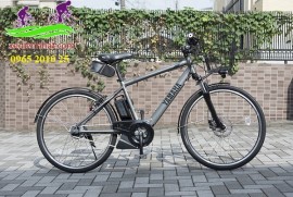 Xe đạp thể thao điện trợ lực Nhật Yamaha XL màu xám