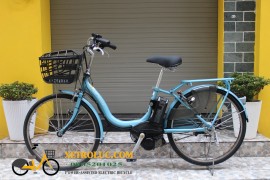 Xe đạp trợ lực Nhật brigestone Assista màu xanh