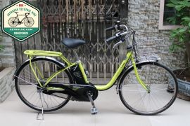 Xe đạp trợ lực Nhật Bản Panasonic màu xanh cốm