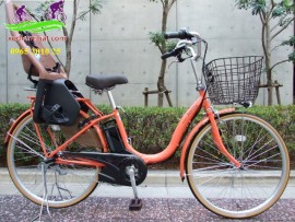 Xe đạp trợ lực Nhật Brigestone Assista màu cam 2016