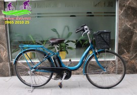 Xe đạp trợ lực Nhật Bản Brigestone Assista màu xanh
