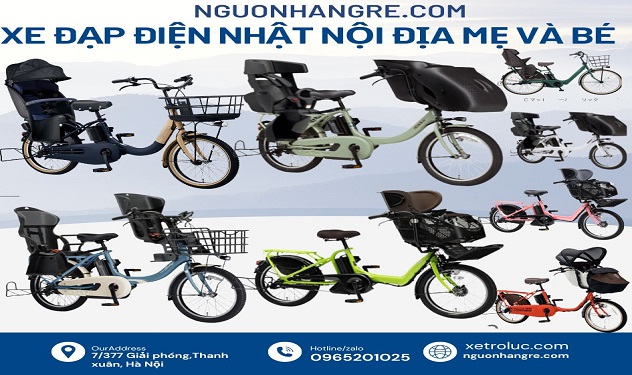 Xe đạp thể thao trợ lực Nhật Panasonic