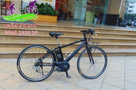 Xe đạp trợ lực Nhật thể thao Panasonic Jetter 2017 màn hình tinh thể lỏng