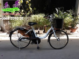Xe đạp trợ lực Nhật Yamaha Pas natura trắng