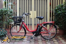 Xe đạp trợ lực Nhật Yamaha pas natura đỏ
