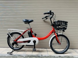 Xe đạp trợ lực Yamaha Pas Baby màu đỏ